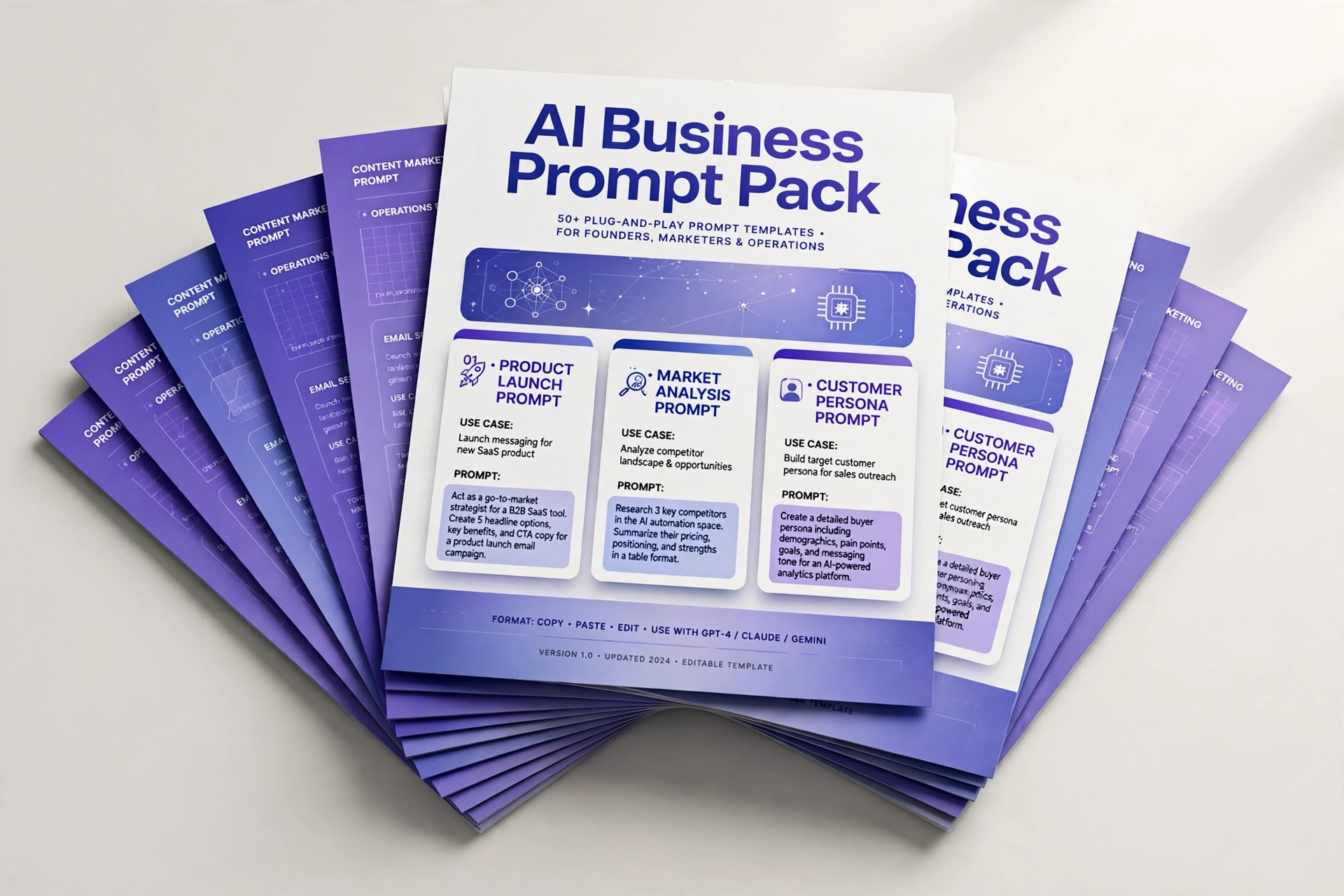 AI Business Prompt Pack PLR