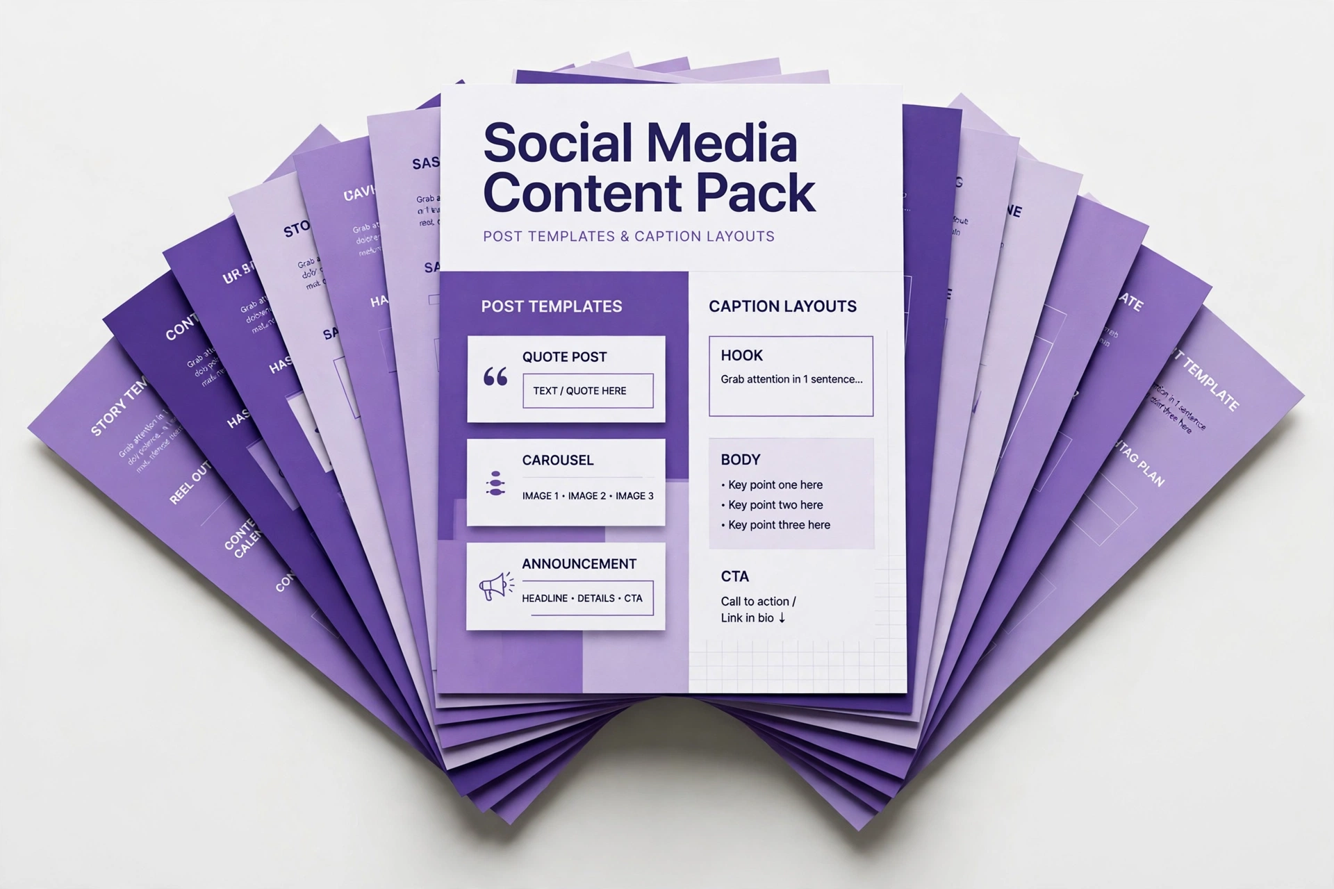 Social Media Content Pack PLR